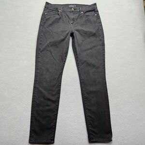 Lucky Brand Sofia Skinny Jeans Womens 14/32 Regular Black Thin Mid Rise 32x31